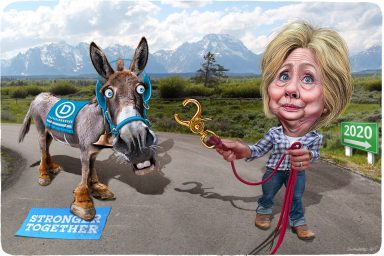 Hillary Clinton, donkey, Democrats