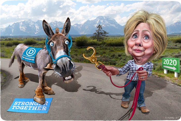 Hillary Clinton, donkey, Democrats