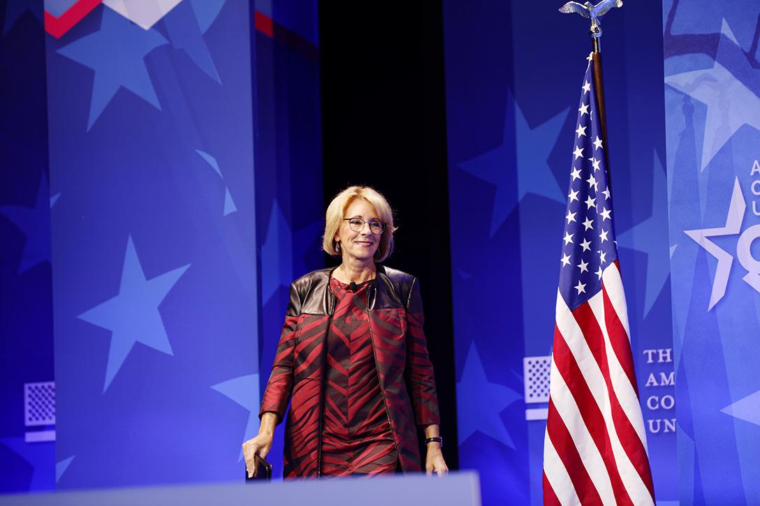Secretary of Education, Betsy DeVos