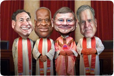 Separation of Church and State, Supreme Court, Sam Alito, Clarence Thomas, John Roberts, Neil Gorsuch