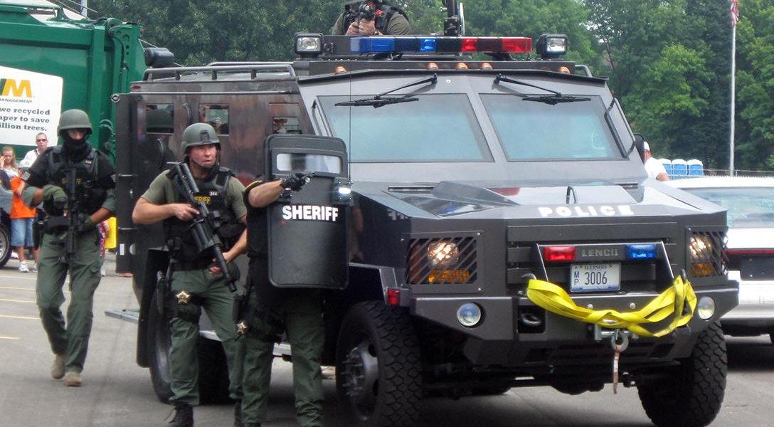 police armored vehicle