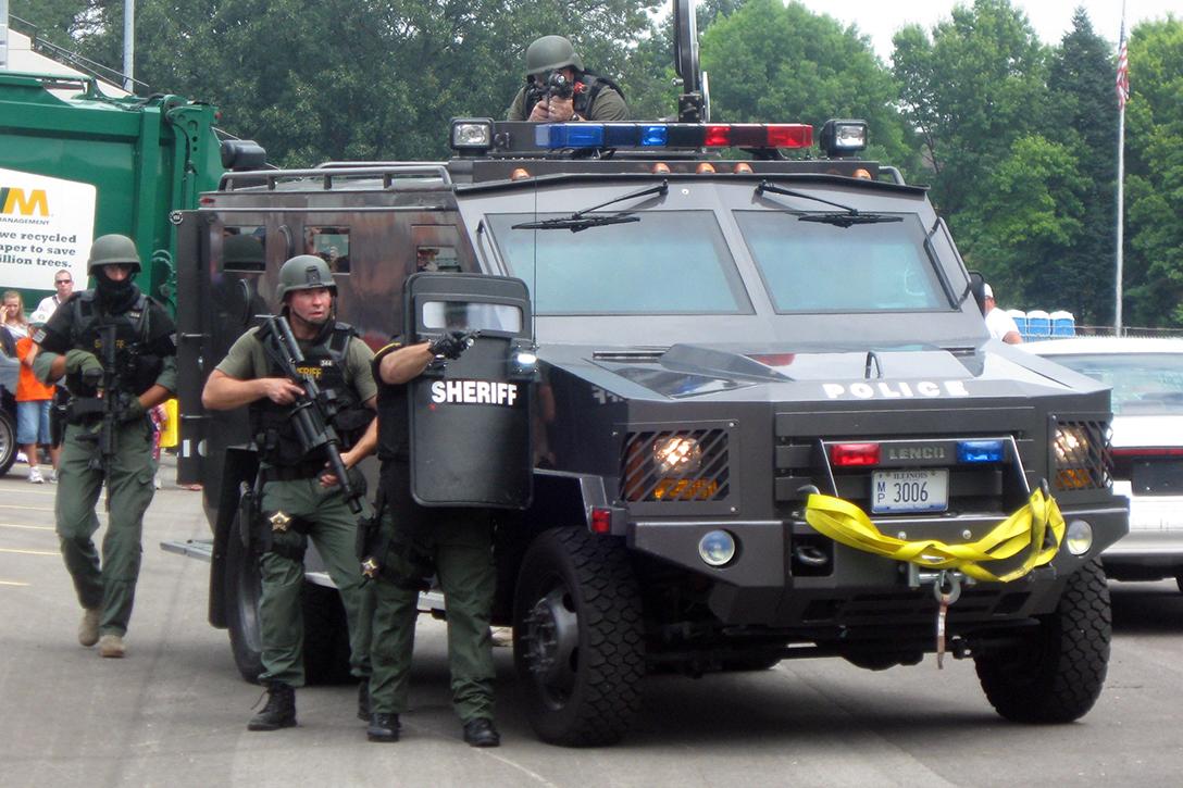 police armored vehicle