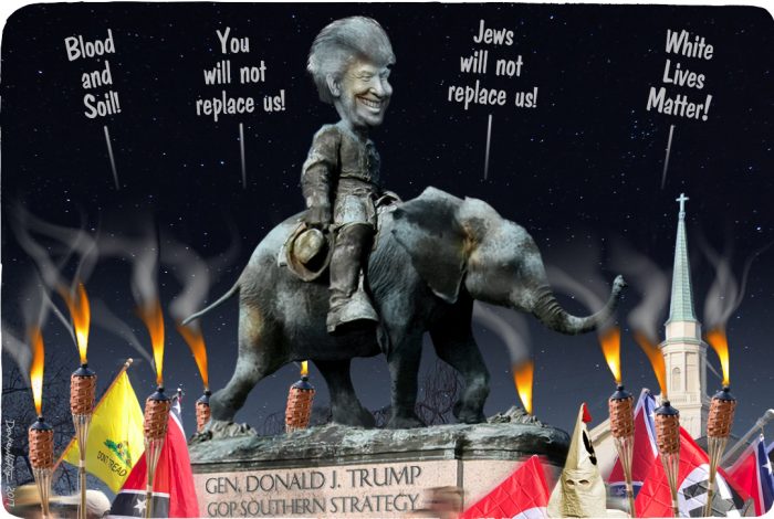 Donald Trump, Charlottesville, Nazis, KKK, Alt Right