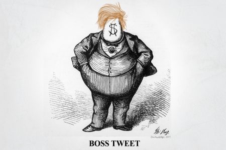 Donald Trump, Thomas Nast, Boss Tweet