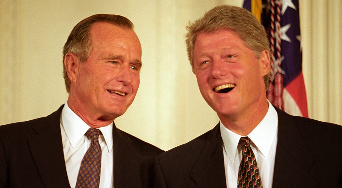 George H.W. Bush, Bill Clinton
