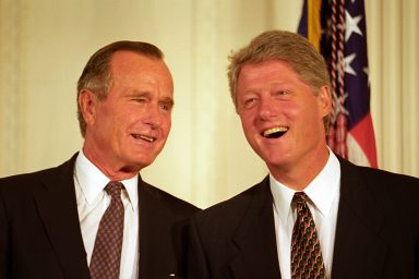 George H.W. Bush, Bill Clinton