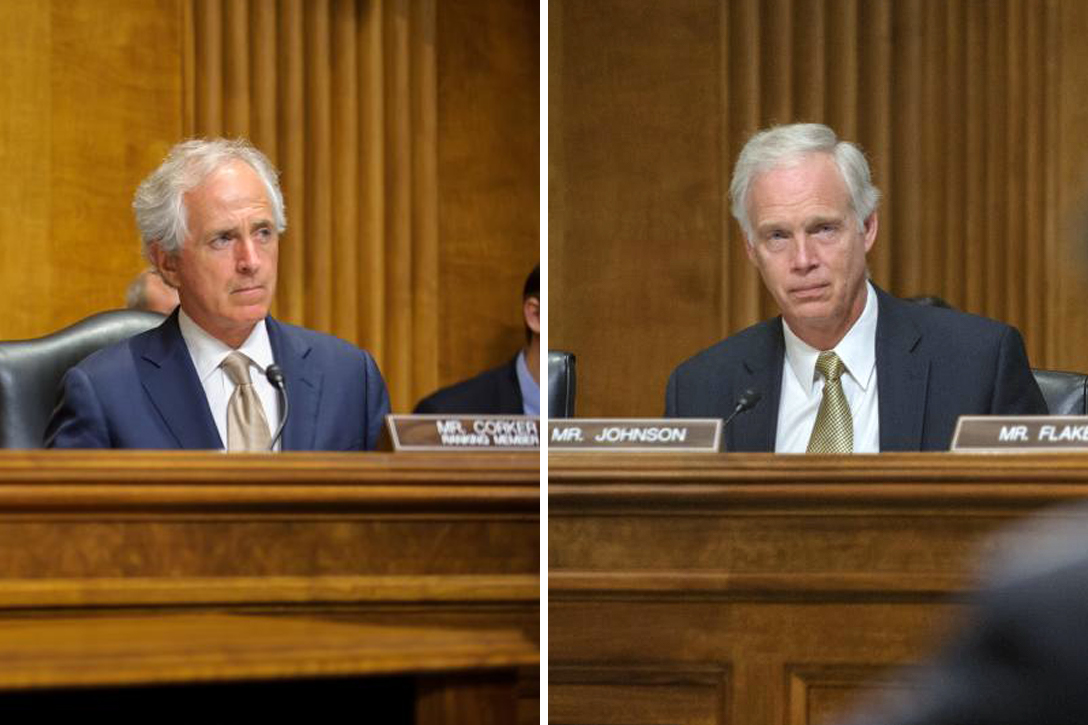 Senator, Bob Corker, Senator Ron Johnson