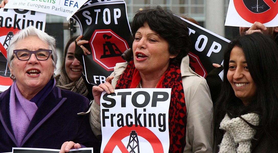 fracking, protest