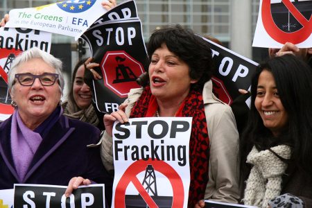 fracking, protest