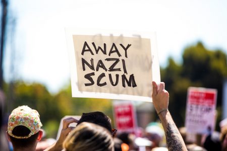 protest, Berkeley, NAZI