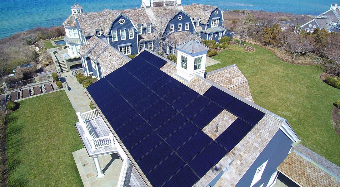 roof, solar panels