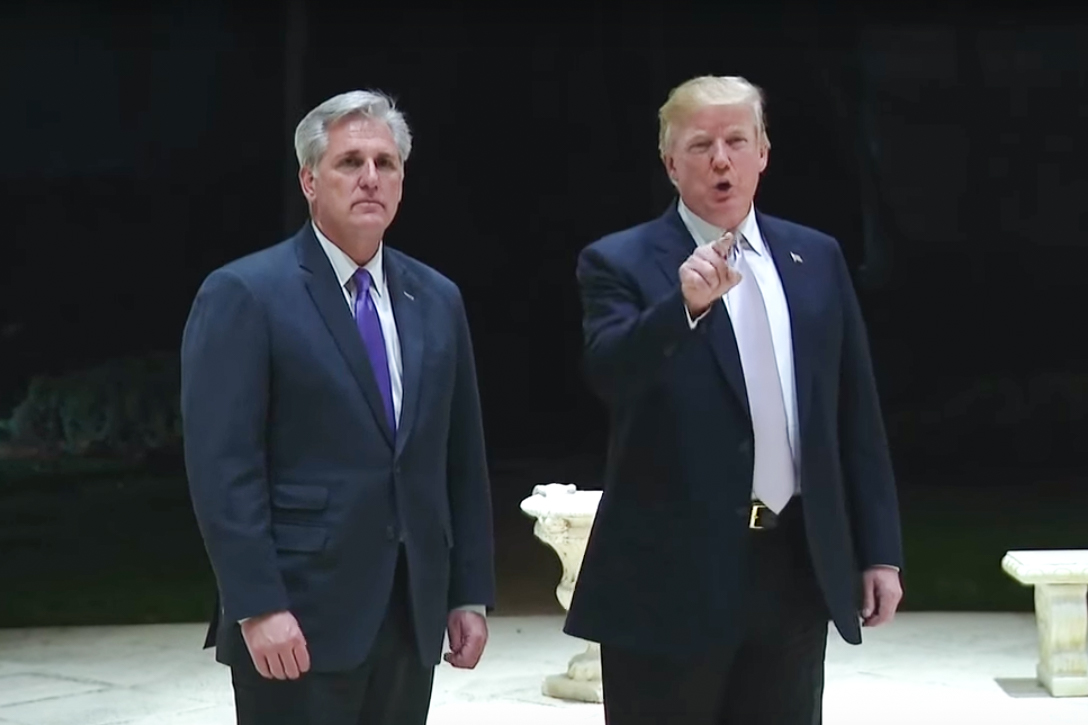 Kevin McCarthy, Donald Trump