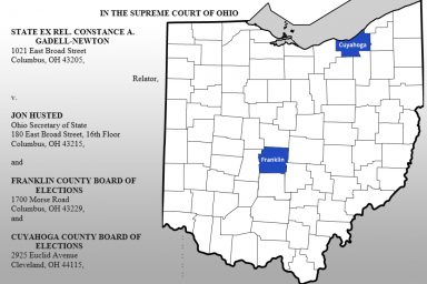 Ohio, ballot images, Franklin County, Cuyahoga County