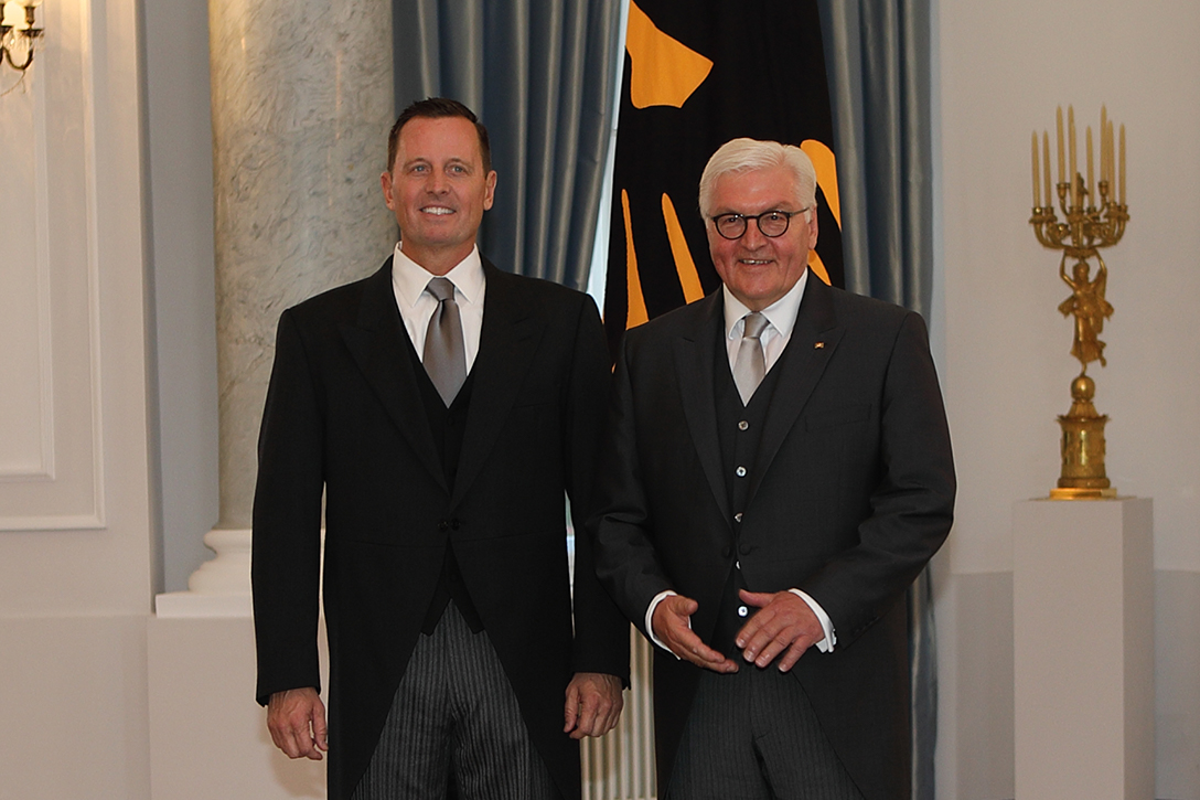 Ambassador Richard Grenell, German President Frank-Walter Steinmeier