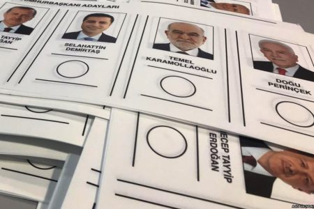 2018 Turkish presidential election ballot