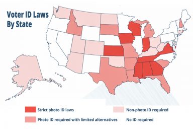 voter ID, map