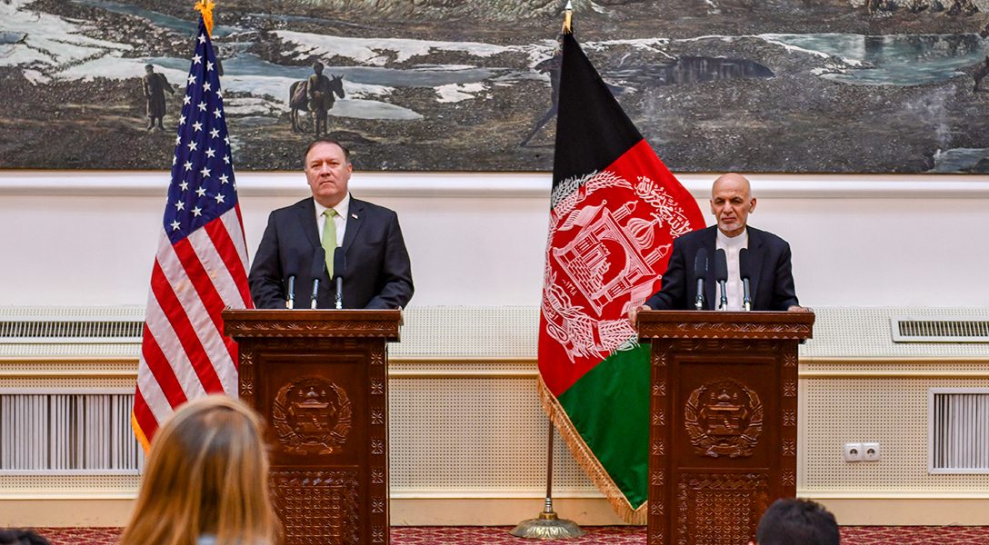 Mike Pompeo, Ashraf Ghani