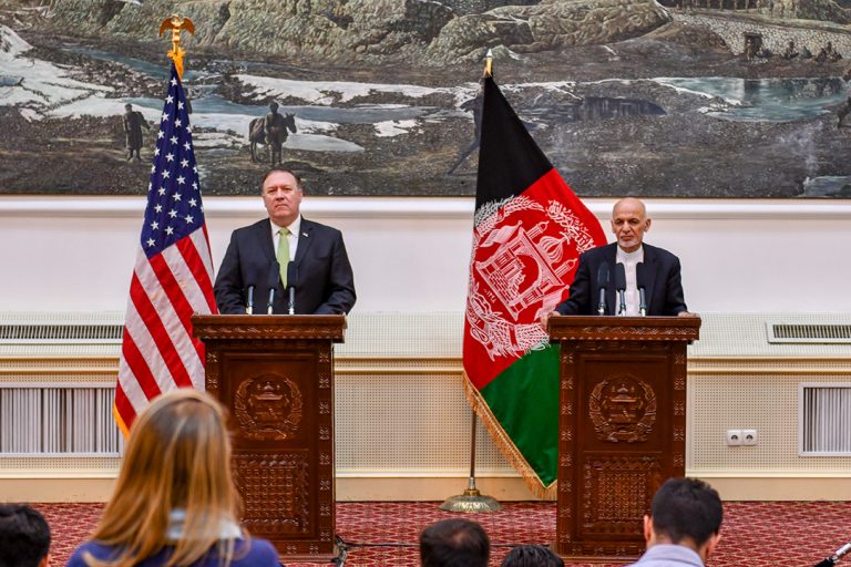 Mike Pompeo, Ashraf Ghani