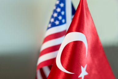 Turkey, US, Flags
