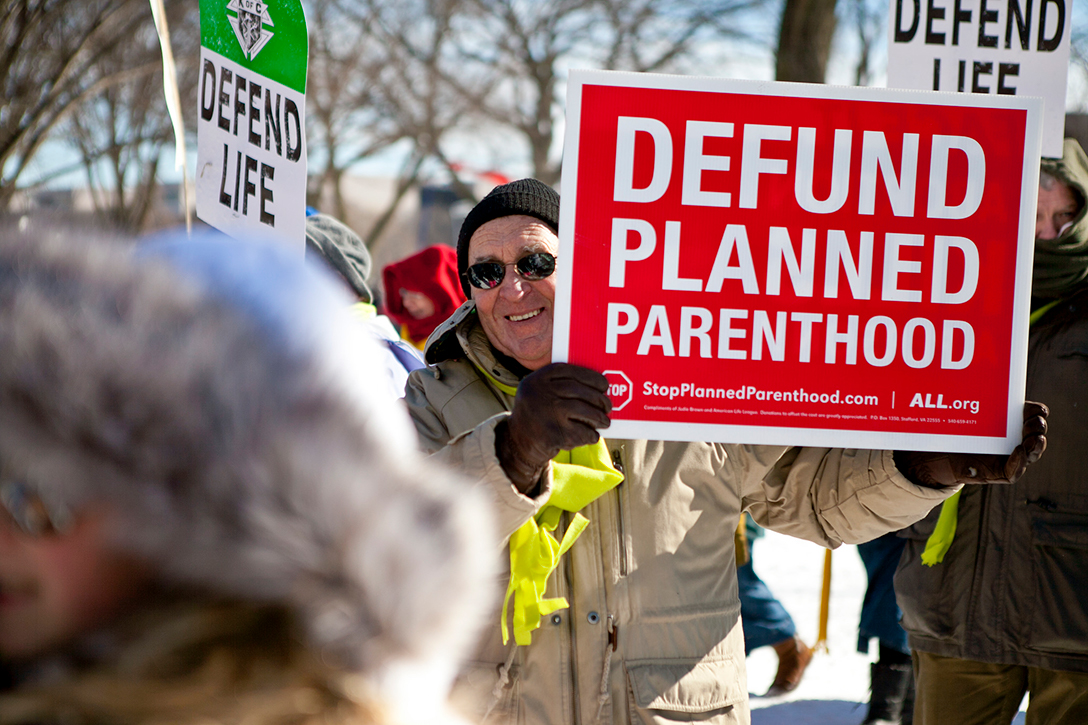 Protest against Planned Parenthood