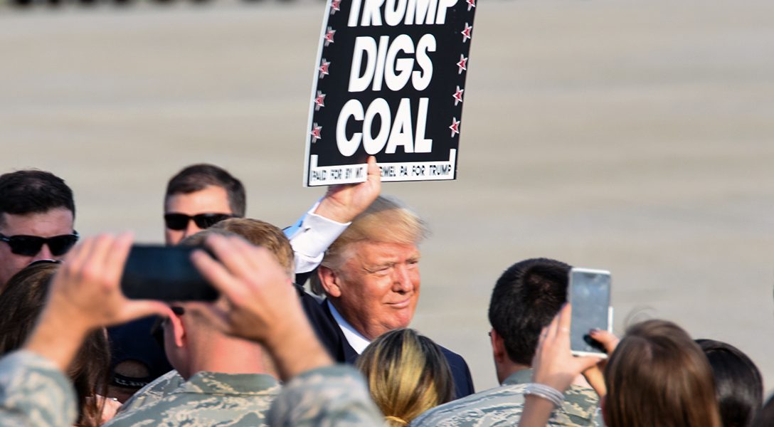 Donald Trump, coal