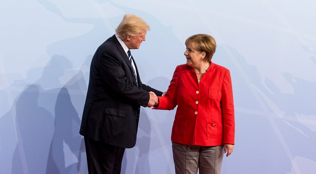 Donald Trump, Angela Merkel