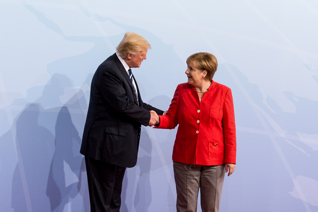 Donald Trump, Angela Merkel