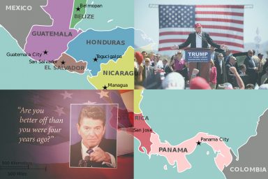 Central America, Donald Trump, Ronald Reagan