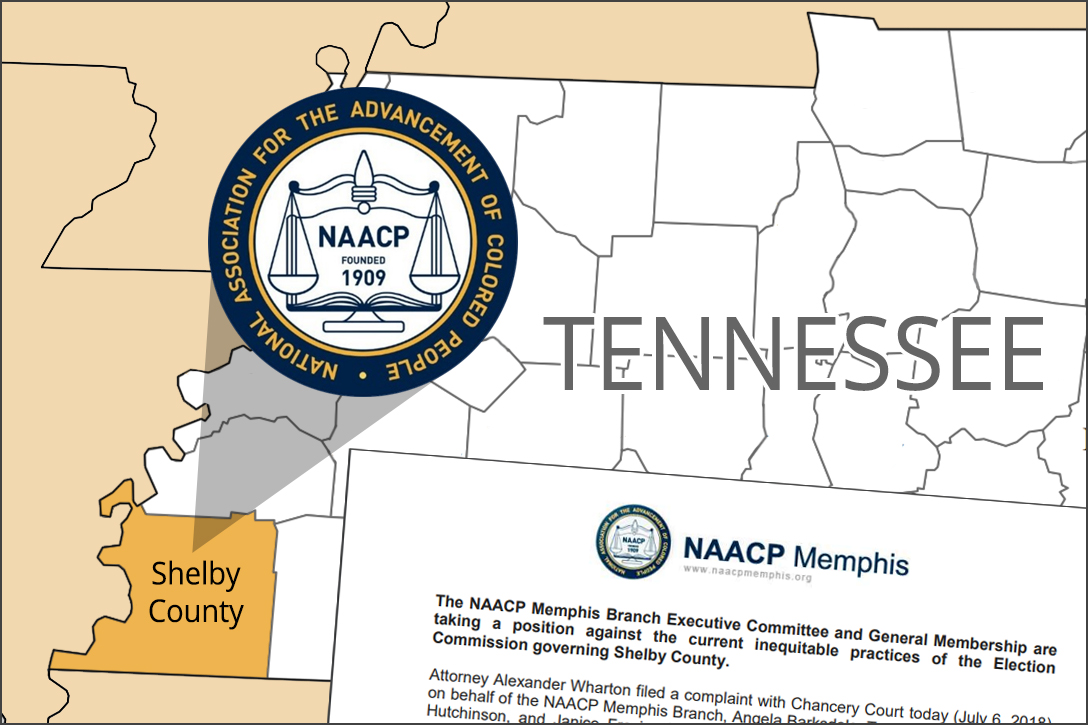 NAACP, Shelby County, Tennessee, lawsuit