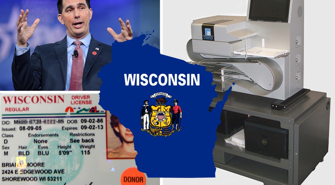 voter ID, Wisconsin, ES&S, Scott Walker