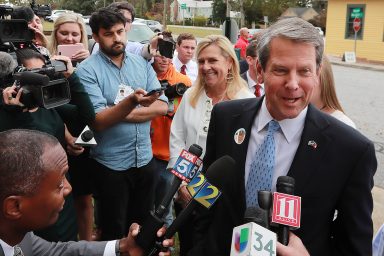 Brian Kemp, election day, 2018