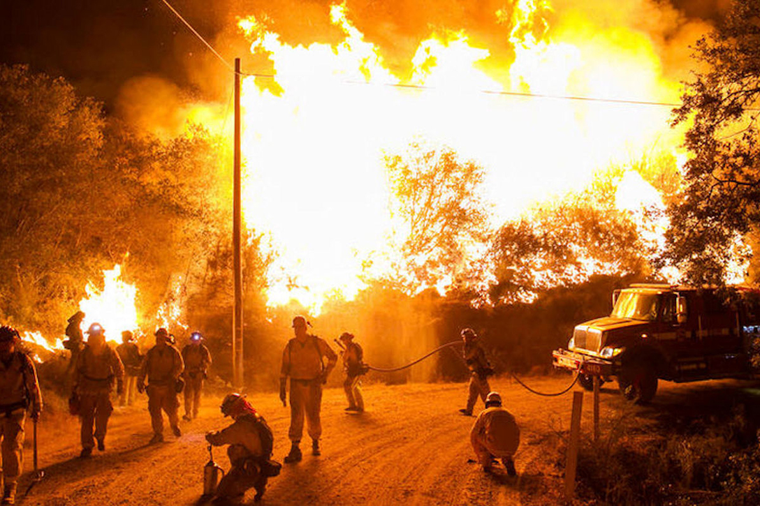 wildfire, Northern California