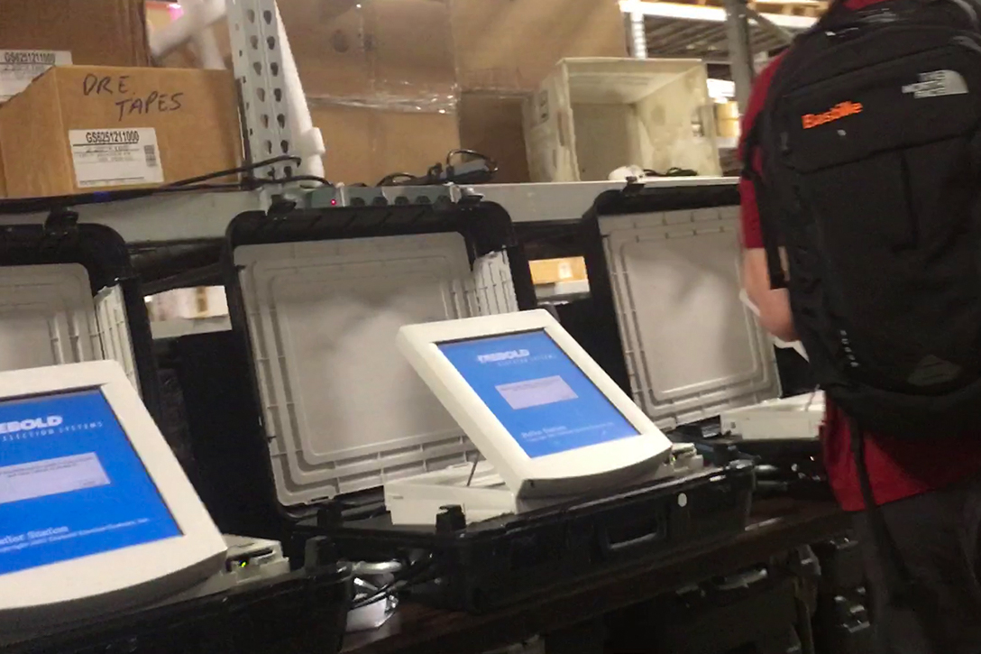 Diebold voting machines