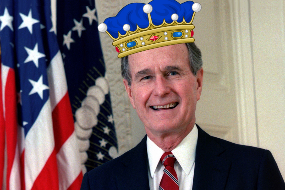 George H.W. Bush, king