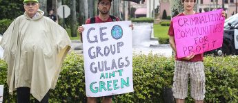 Geo Group Protest