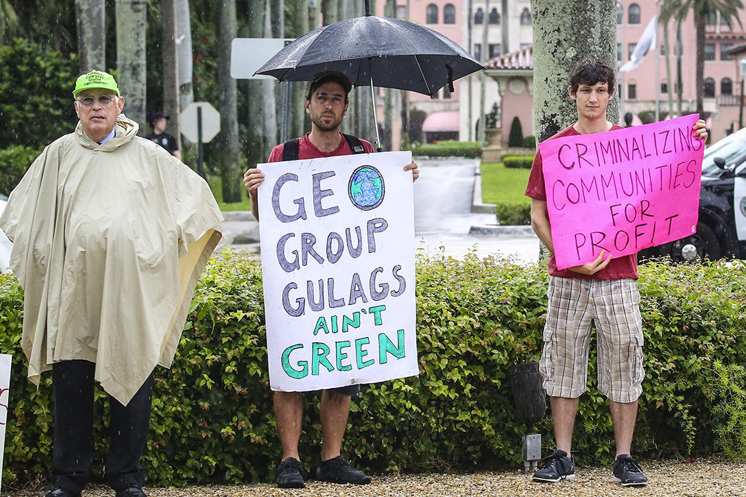 Geo Group Protest