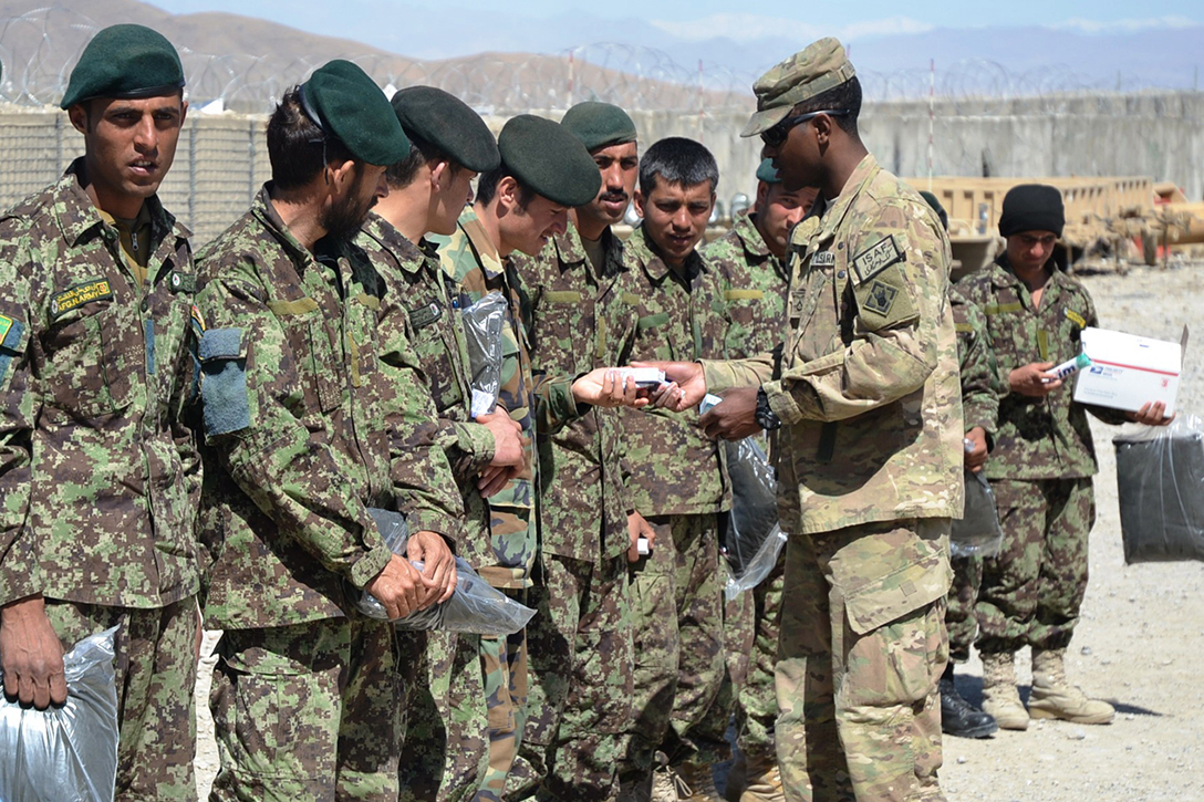 Afghan National Army soldiers