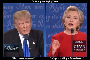 Donald Trump, Hillary Clinton, debate