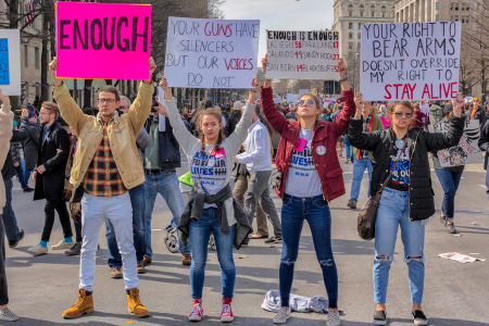 Teens For Gun Reform, protest
