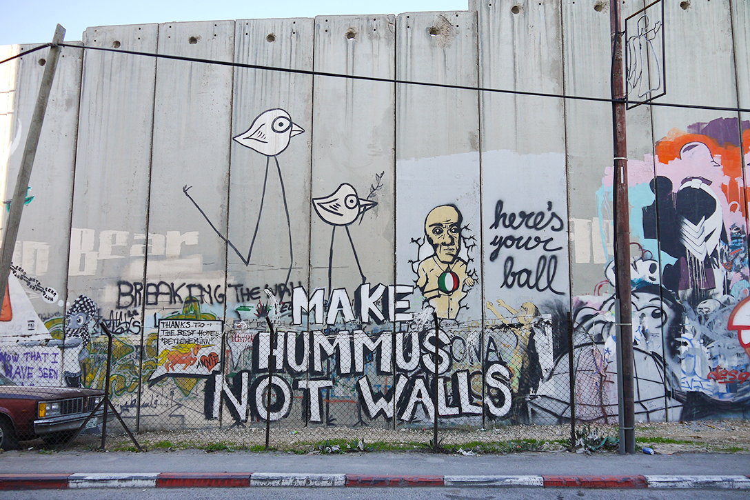 Make Hummus Not Walls, Bethlehem, Palestine