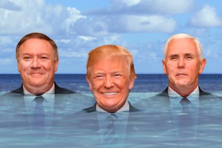 Donald Trump, Mike Pence, Mike Pompeo