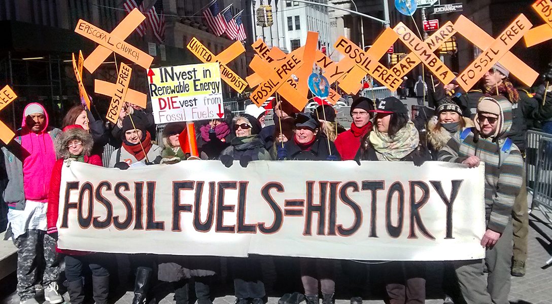 divest from oil, protest
