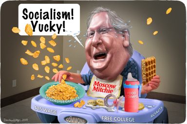 Mitch McConnell, socialism