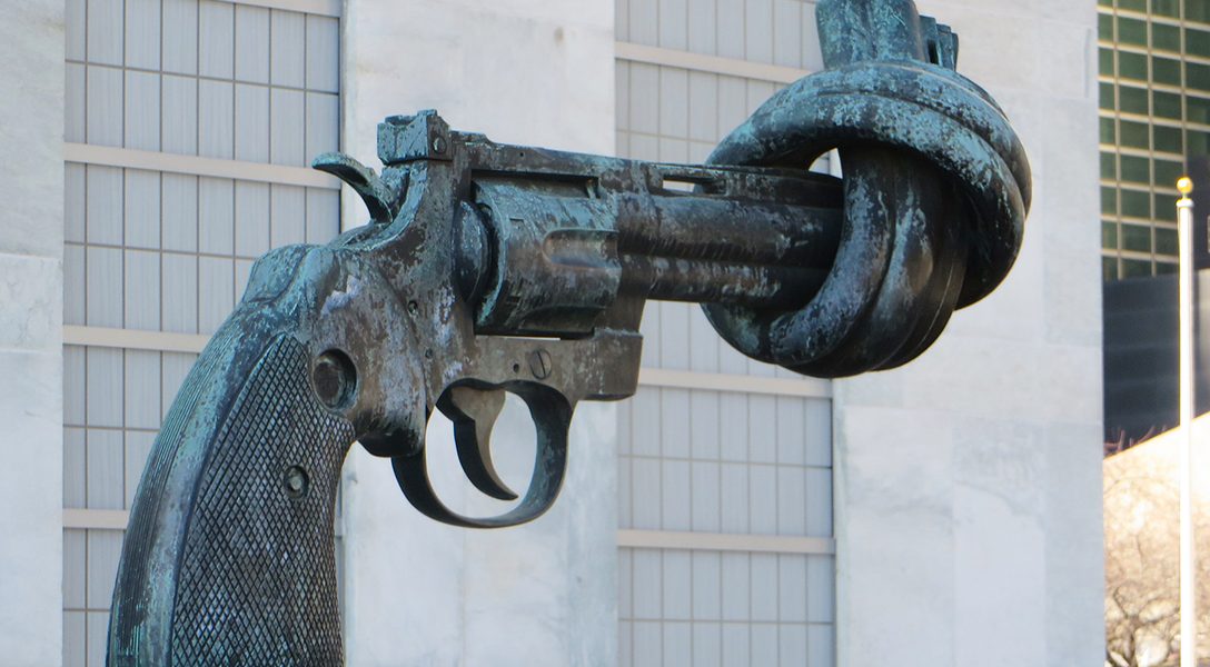 Gun sculpture