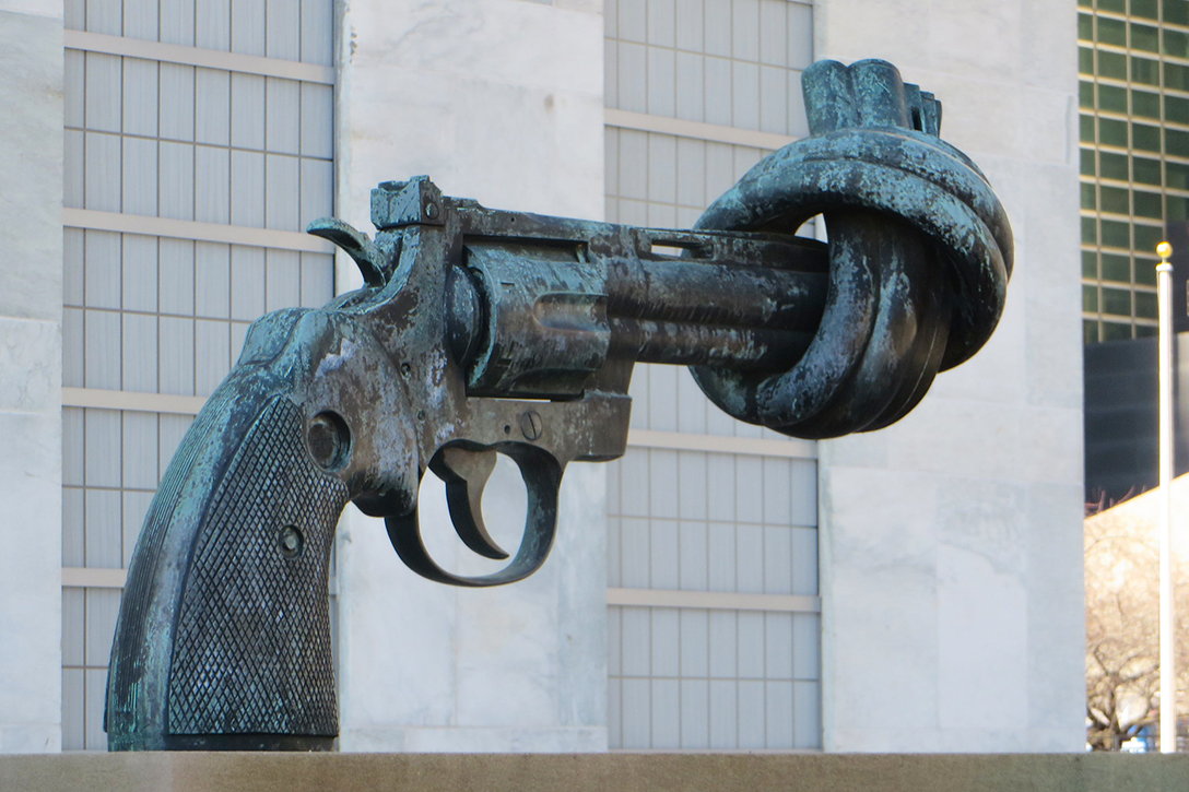 Gun sculpture