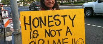 honesty is not a crime