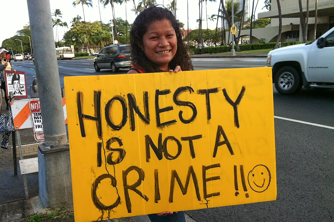 honesty is not a crime