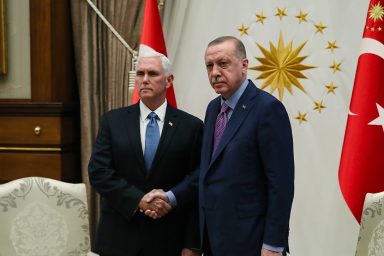 Recep Tayyip Erdogan, Mike Pence