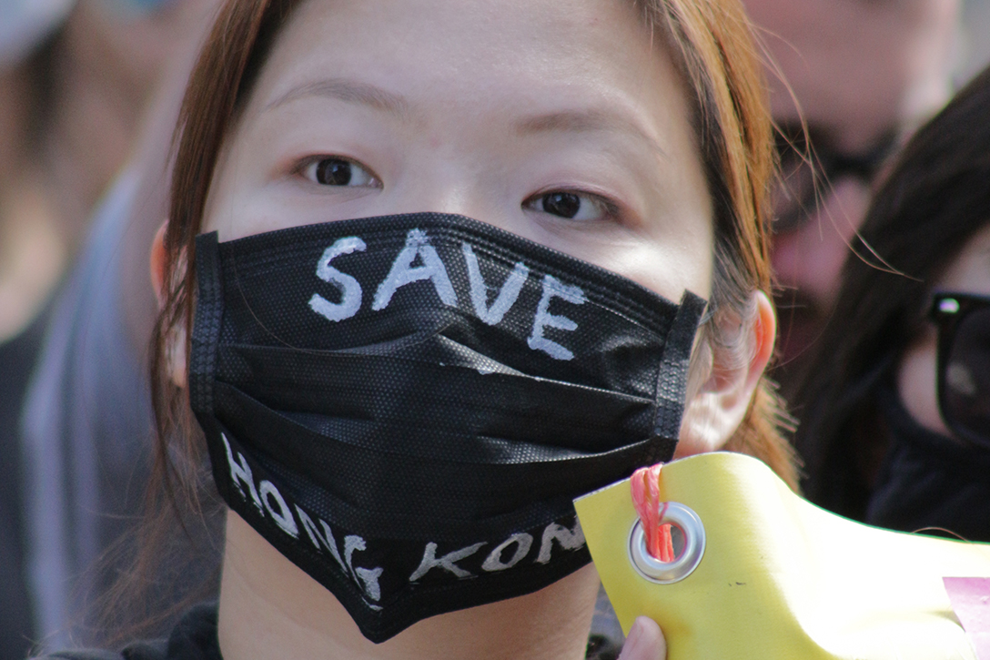 London, protests, Hong Kong