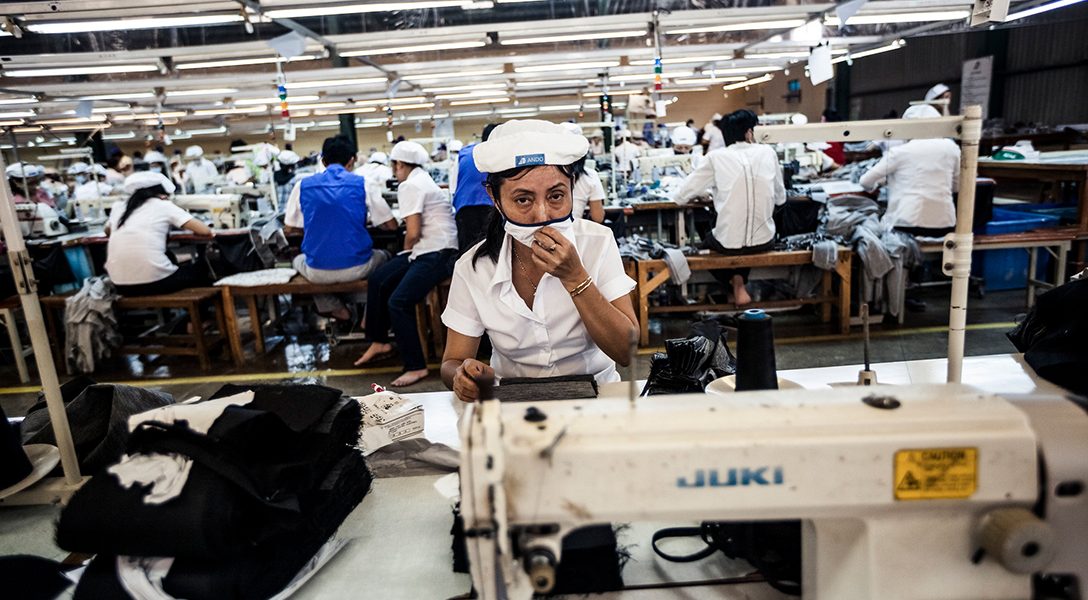 garment factory, HCM City, Viet Nam